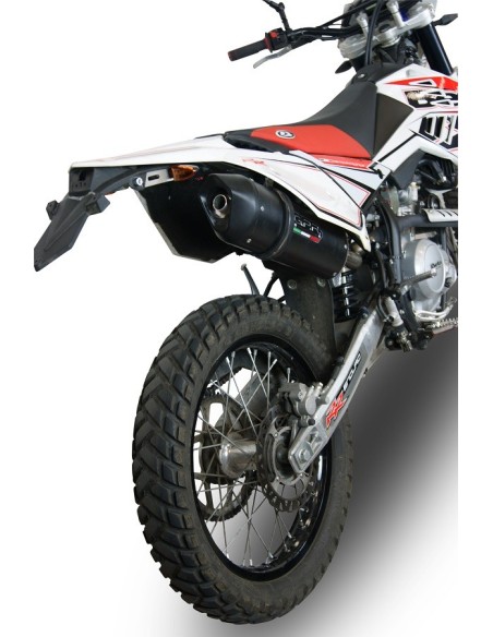 ESCAPE GPR Beta Rr 125 Enduro Lc 4t 2010/18 Furore Nero Sistema Homologado