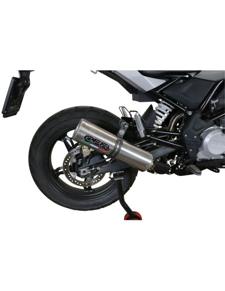 ESCAPE GPR Bmw G 310 Gs 2017/2021 e4 M3 Inox Sistema homologado con catalizador incluido
