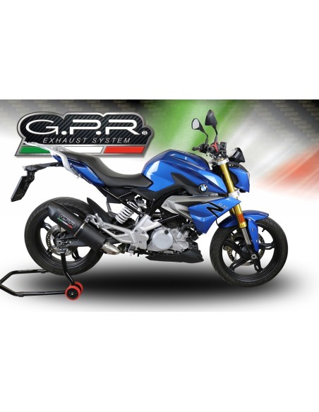 ESCAPE GPR Bmw G 310 R 2017/2021 e4 Furore Evo4 Nero Sistema homologado con catalizador incluido