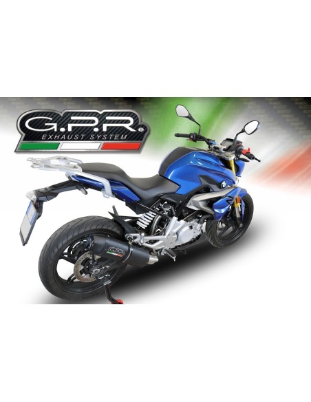 ESCAPE GPR Bmw G 310 R 2017/2021 e4 Furore Evo4 Nero Sistema homologado con catalizador incluido