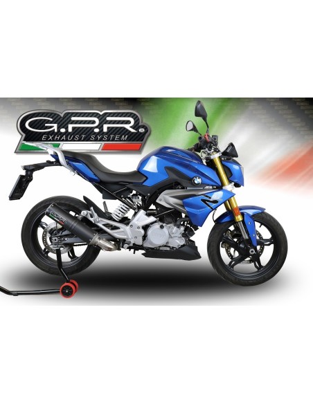 ESCAPE GPR Bmw G 310 R 2022/2024 e5 M3 Black Titanium Sistema homologado con catalizador incluido