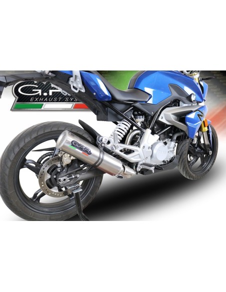 ESCAPE GPR Bmw G 310 R 2022/2024 e5 M3 Inox Sistema homologado con catalizador incluido