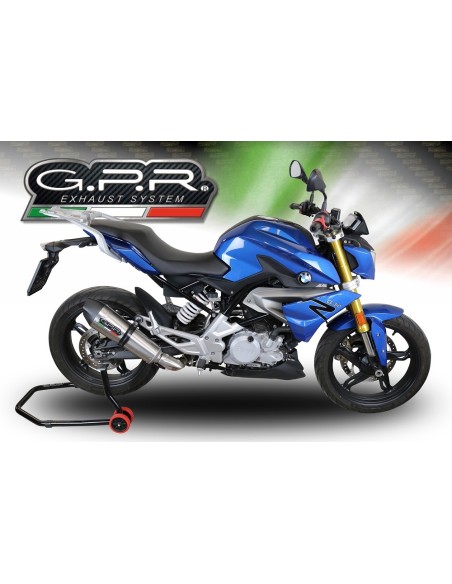 ESCAPE GPR Bmw G 310 R 2022/2024 e5 Grand Prix Evo Titanium Sistema homologado con catalizador incluido