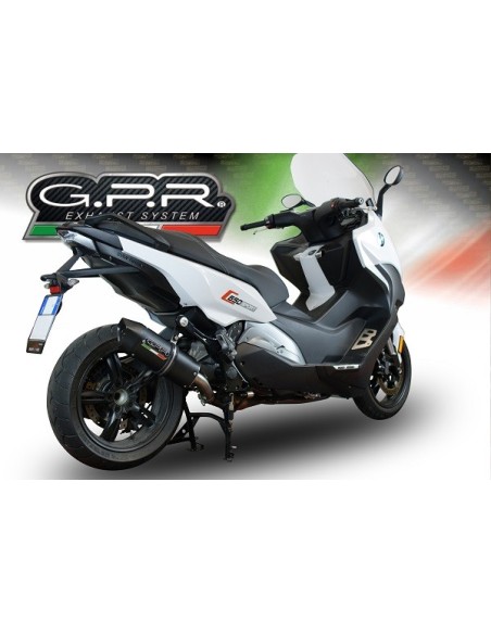 ESCAPE GPR Bmw C 650 Sport 2016/2020 e4 Furore Evo4 Nero Sistema Homologado