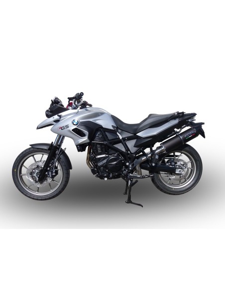 ESCAPE GPR Bmw F 700 Gs 2011/2015 Furore Nero Sistema Homologado