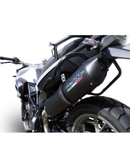 ESCAPE GPR Bmw F 700 Gs 2016/2018 e4 Furore Evo4 Nero Sistema Homologado