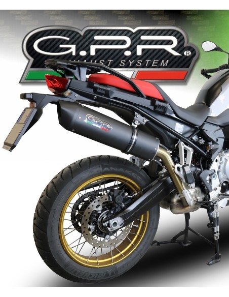 ESCAPE GPR Bmw F 750 Gs 2018/2020 e4 Furore Evo4 Nero Sistema Homologado