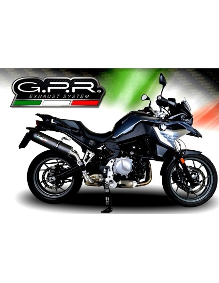 ESCAPE GPR Bmw F 750 Gs 2018/2020 e4 Furore Evo4 Nero Sistema Homologado