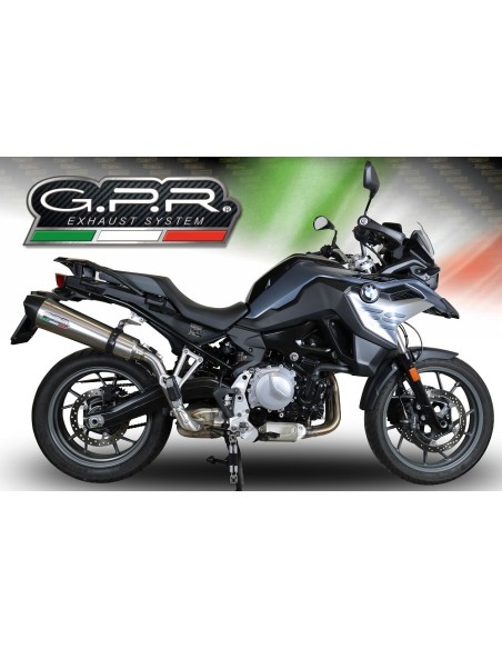 ESCAPE GPR Bmw F 750 Gs 2018/2020 e4 Grand Prix Evo Titanium Sistema Homologado