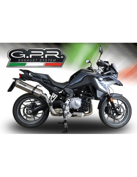 ESCAPE GPR Bmw F 750 Gs 2018/2020 e4 Satinox Sistema Homologado