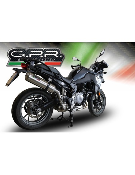 ESCAPE GPR Bmw F 750 Gs 2018/2020 e4 Satinox Sistema Homologado