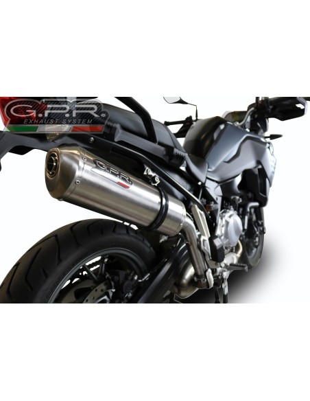 ESCAPE GPR Bmw F 750 Gs 2018/2020 e4 Satinox Sistema Homologado