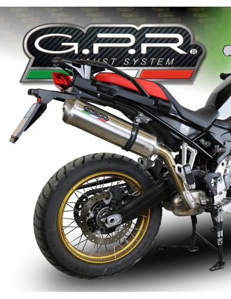 ESCAPE GPR Bmw F 750 Gs 2018/2020 e4 Satinox Sistema Homologado