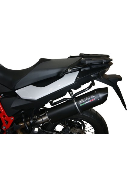 ESCAPE GPR Bmw F 800 GS Adventure 2016/2018 e4 Furore Evo4 Nero Sistema Homologado