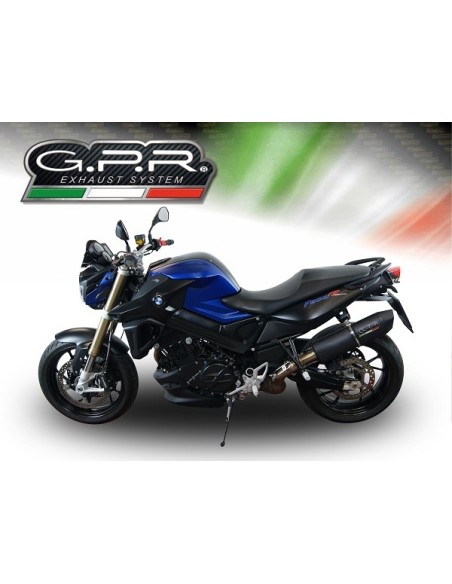 ESCAPE GPR Bmw F 800 R 2009/2014 Furore Nero Sistema Homologado