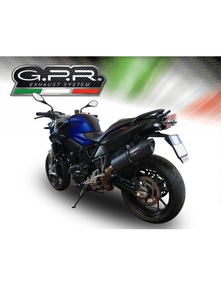 ESCAPE GPR Bmw F 800 R 2009/2014 Furore Nero Sistema Homologado