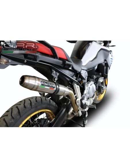 ESCAPE GPR Bmw F 850 Gs - Adventure 2018/2020 e4 Deeptone Inox Sistema Homologado