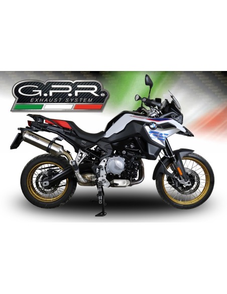 ESCAPE GPR Bmw F 850 Gs - Adventure 2018/2020 e4 Satinox Sistema Homologado