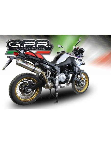 ESCAPE GPR Bmw F 850 Gs - Adventure 2018/2020 e4 Satinox Sistema Homologado