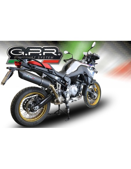 ESCAPE GPR Bmw F 850 Gs - Adventure 2021/2024 e5 Furore Evo4 Nero Sistema Homologado