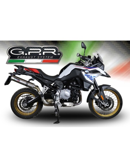 ESCAPE GPR Bmw F 850 Gs - Adventure 2021/2024 e5 M3 Inox Sistema Homologado