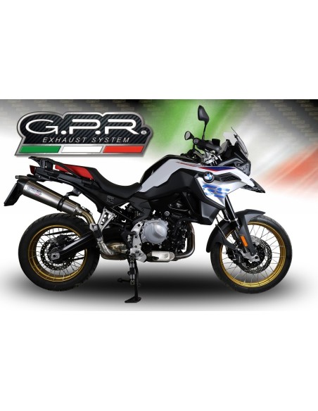 ESCAPE GPR Bmw F 850 Gs - Adventure 2021/2024 e5 Grand Prix Evo Titanium Sistema Homologado