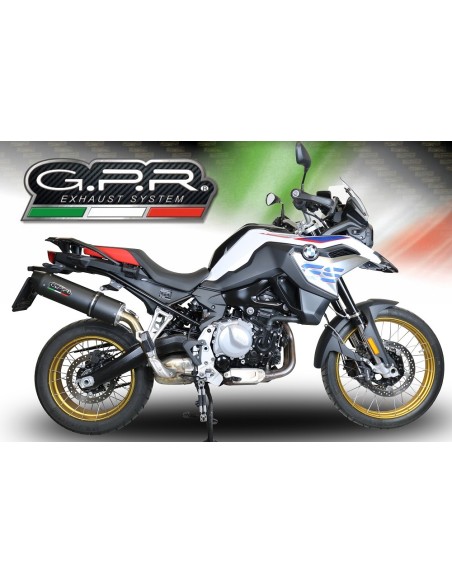ESCAPE GPR Bmw F 900 Gs Adventure 2024/2025 e5 Furore Evo4 Nero Sistema Homologado