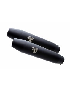 ESCAPE GPR Bmw R 100 Rs - Rt - Cs - S 1976 / 1984 Deeptone Black Cafè Racer Doble silenciador homologado