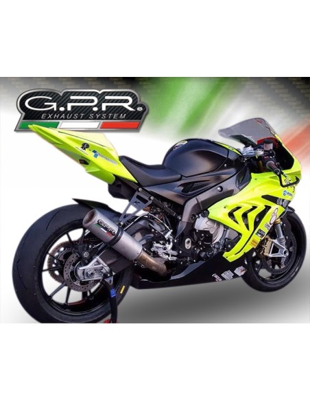 ESCAPE GPR Bmw S 1000 Rr 2009/2011 M3 Titanium Natural Sistema Homologado
