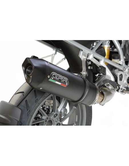 ESCAPE GPR Bmw R 1200 Gs Adventure 2017/2018 e4 Furore Evo4 Nero Sistema Homologado