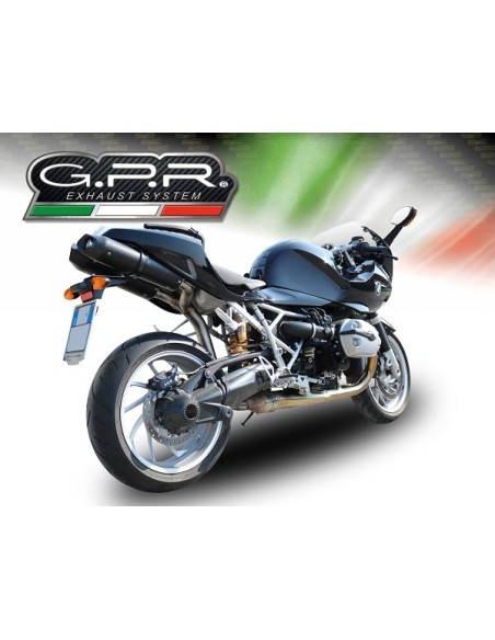 ESCAPE GPR Bmw R 1200 S 2006/2008 Furore Nero Sistema Homologado