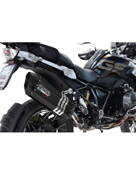 ESCAPE GPR Bmw R 1250 Gs Adventure 2021/2024 e5 Hyper Sonic Black Titanium Sistema Homologado