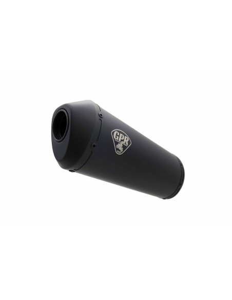 Cafè Racer Ghisa Racing L400mm 90X120 OVAL Ghisa Cafè Racer Silenciador de carreras universal sin tubo de enlace