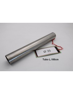 Cafè Racer Tubo inox D. 35mm X 1mm L.1000mm Tubo inox D. 35mm X 1mm L.1000mm