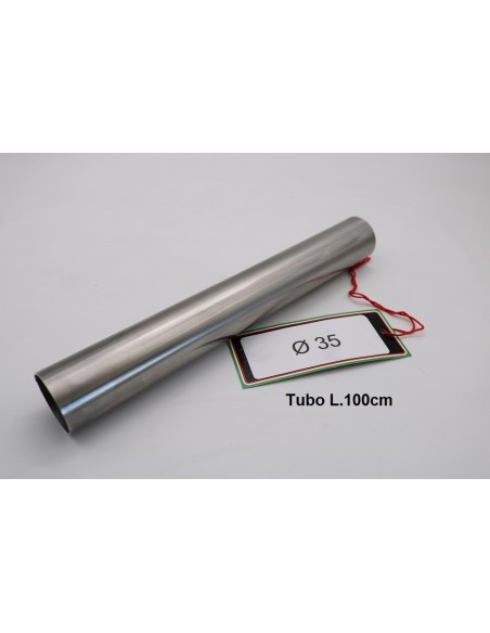 Cafè Racer Tubo inox D. 35mm X 1mm L.1000mm Tubo inox D. 35mm X 1mm L.1000mm