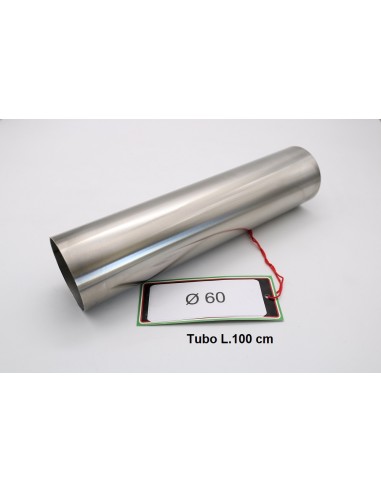 Cafè Racer Tubo inox D. 60mm X 1.2mm L.1000mm Tubo inox D. 60mm X 1,2mm L.1000mm