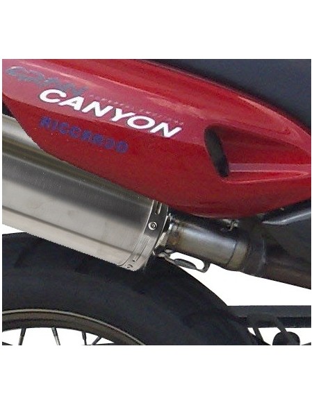 ESCAPE GPR Cagiva Gran Canyon 1998/2000 Furore Nero Sistema Homologado