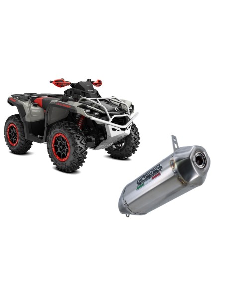 ESCAPE GPR Can Am Outlander 650 XT 2013/2023 PENTACROSS INOX Sistema Homologado