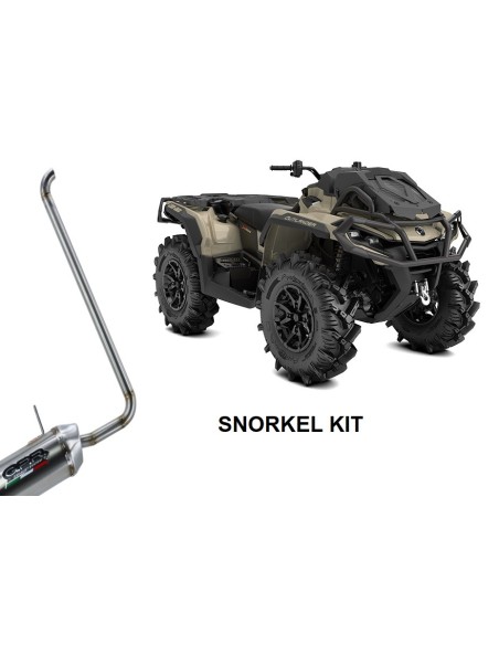 ESCAPE GPR Can Am Outlander 800 XT / XMR 2012/2015 Snorkel kit Kit de extensión de snorkel para terminal GPR Pentacross