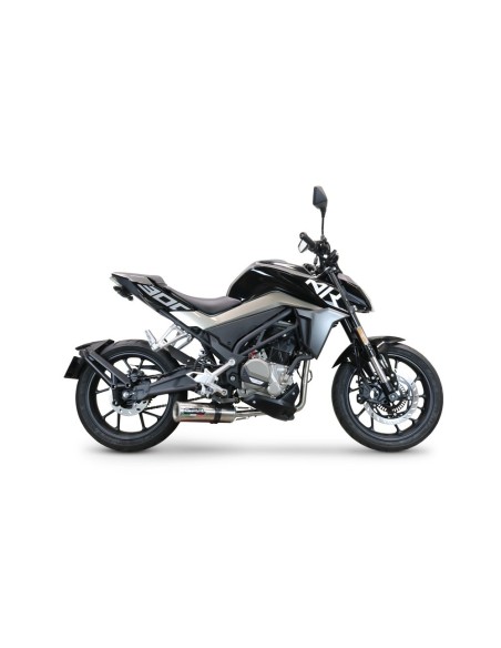 ESCAPE GPR Cf Moto 300 NK 2022-2024 e5 M3 Inox Sistema homologado con catalizador incluido