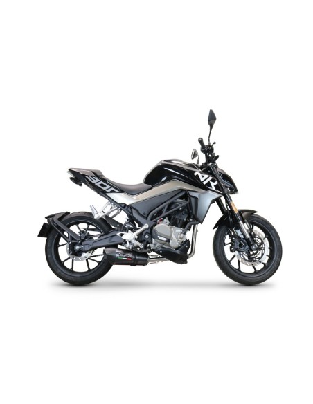 ESCAPE GPR Cf Moto 300 NK 2022-2024 e5 Grand Prix Evo Poppy Sistema homologado con catalizador incluido