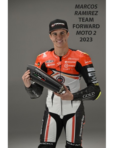 ESCAPE GPR Cf Moto 300 NK 2022-2024 e5 Grand Prix Evo Poppy Sistema homologado con catalizador incluido