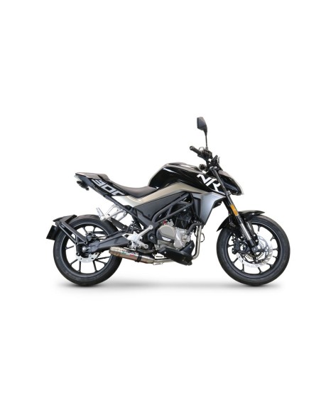 ESCAPE GPR Cf Moto 300 NK 2022-2024 e5 Deeptone Inox Sistema racing con Dbkiller no homologado