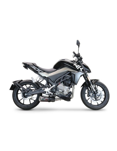 ESCAPE GPR Cf Moto 300 NK 2022-2024 e5 M3 Poppy Sistema racing con Dbkiller no homologado