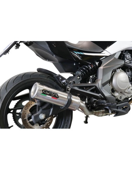 ESCAPE GPR Cf Moto 400 NK 2021/2023 e5 M3 Inox Sistema homologado con catalizador incluido