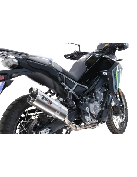 ESCAPE GPR Cf Moto 450 MT 2024/2025 e5 Plus Dual Inox Sistema racing con Dbkiller no homologado