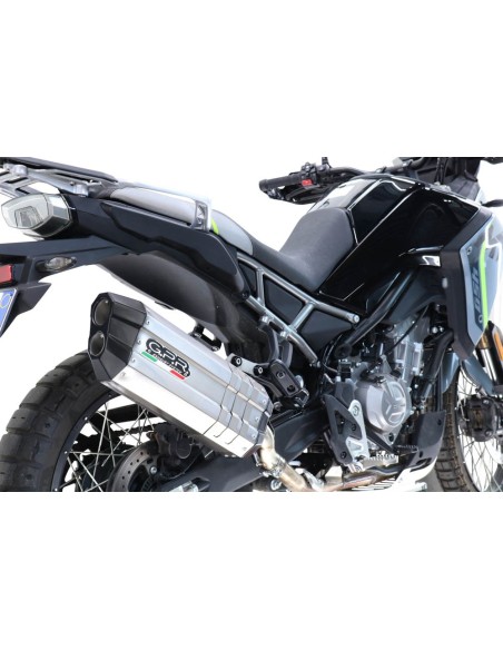 ESCAPE GPR Cf Moto 450 MT 2024/2025 e5 Plus Hyper Sonic Titanium Sistema racing con Dbkiller no homologado