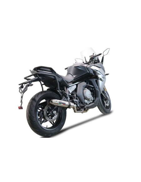 ESCAPE GPR Cf Moto 650 Gt 2022/2024 e5 Deeptone Inox Sistema racing con Dbkiller no homologado