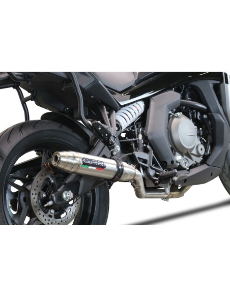 ESCAPE GPR Cf Moto 650 Gt 2022/2024 e5 Deeptone Inox Sistema racing con Dbkiller no homologado
