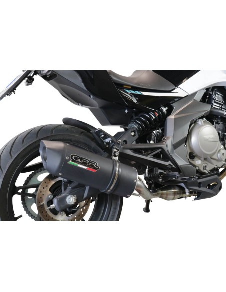 ESCAPE GPR Cf Moto 650 Mt 2019/2020 e4 Furore Evo4 Nero Sistema homologado con catalizador incluido